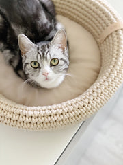 Coco Cat Bed Beige by Labbvenn