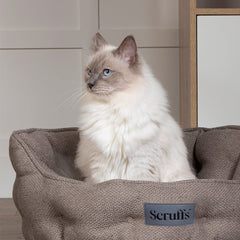 Seattle Cat Bed - Stone Grey