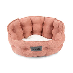 Seattle Cat Bed - Coral Pink