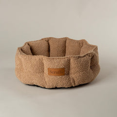 Boucle Cat Bed - Desert Brown