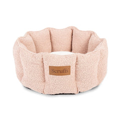 Boucle Cat Bed - Blush Pink