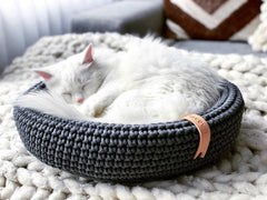 Coco Cat Bed Anthracite Grey by Labbvenn