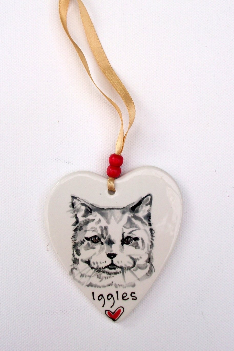 Personalised Hanging Pet Portrait Decoration