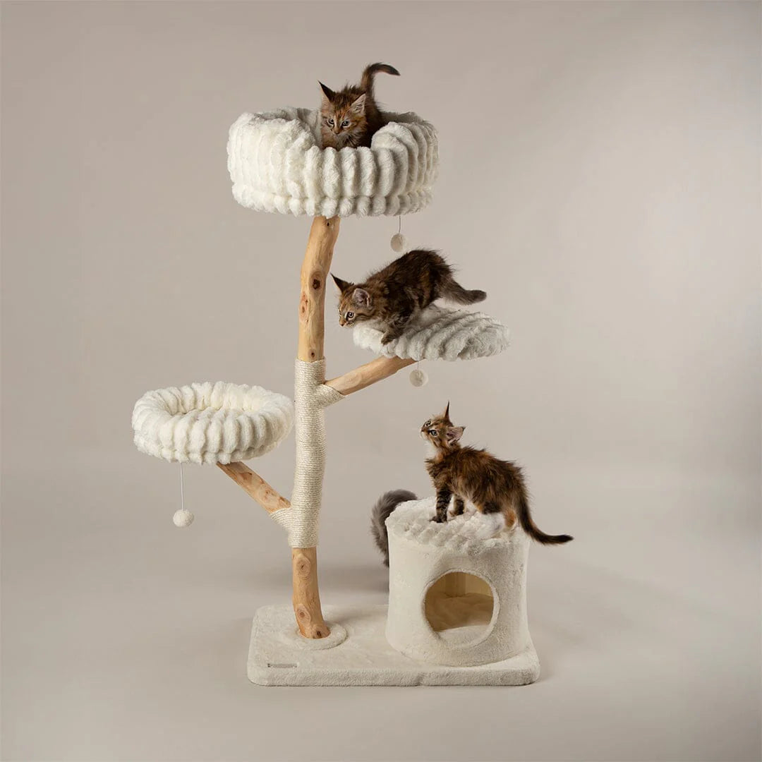 Alpine Pyrenees Cat Scratcher Tree - Cream