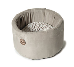 Arctic Grey Cat Cosy Bed By Danish Design