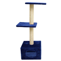 Cat Circus 104cm 3 Tier & House Sisal Scratcher