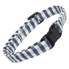 Blue Gingham Cat Collar