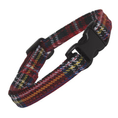 Red Tartan Cat Collar