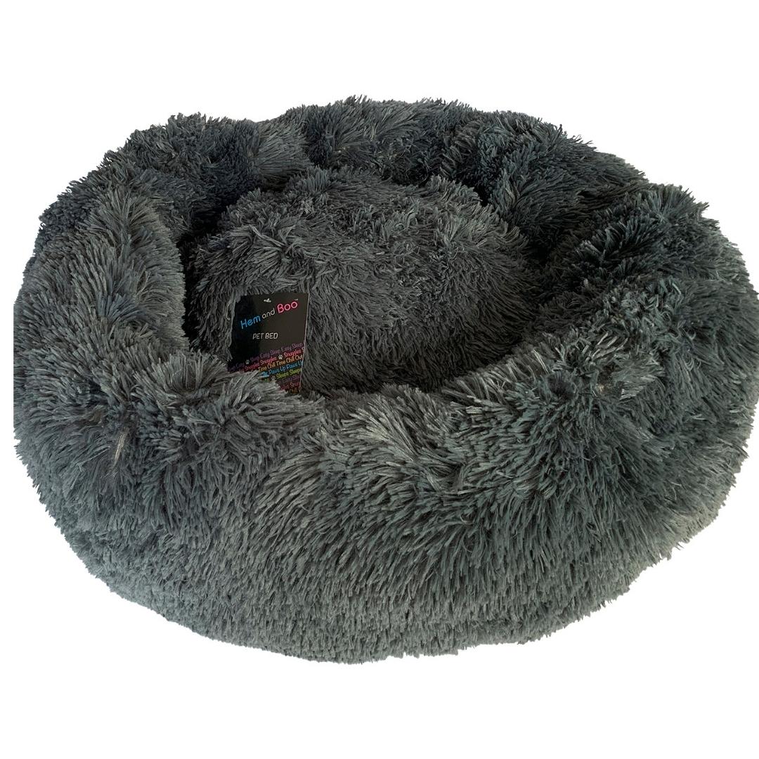 Charcoal Grey Relaxation Bed For Cats