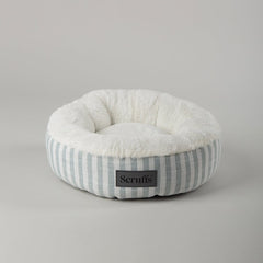 Coastal Stripe Cat Bed - Green