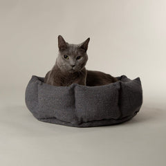 Eden 100% Recycled Cat Bed - Charcoal Grey