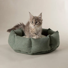 Eden 100% Recycled Cat Bed - Sage Green
