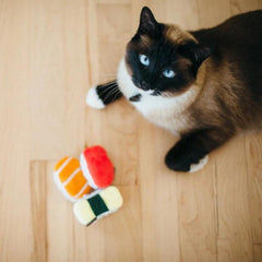 Feline Frenzy Sushi Cat Toy Set of 3 4
