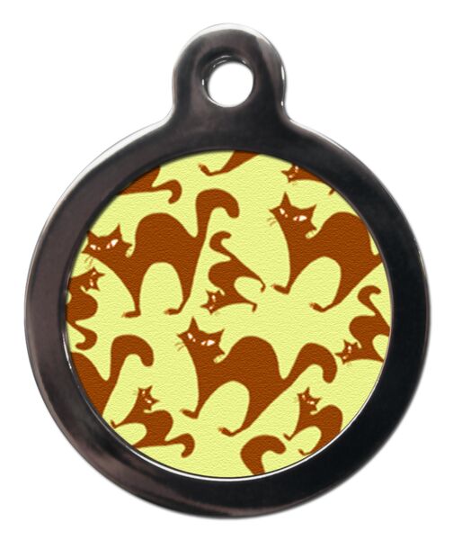 Funky Cat ID Tag