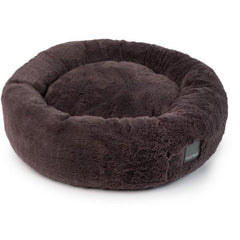 FuzzYard Dreameazzzy Cuddler Cat Bed - Truffle Grey