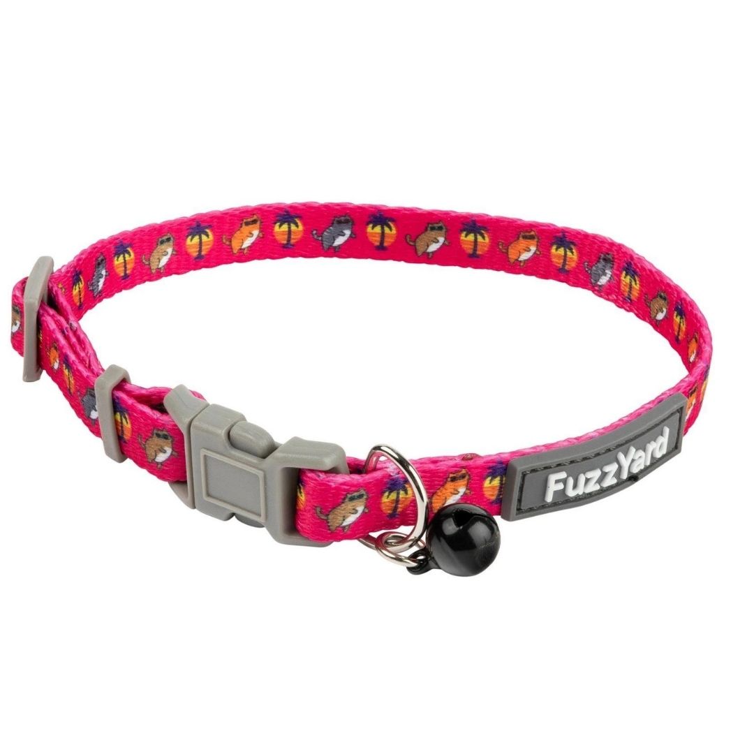 FuzzYard Miami Vice Cats Cat Collar
