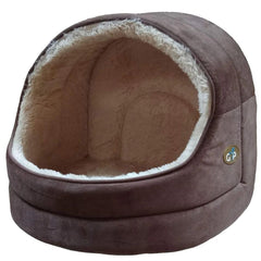 Gor Pets Nordic Hooded Cat Bed - Brown