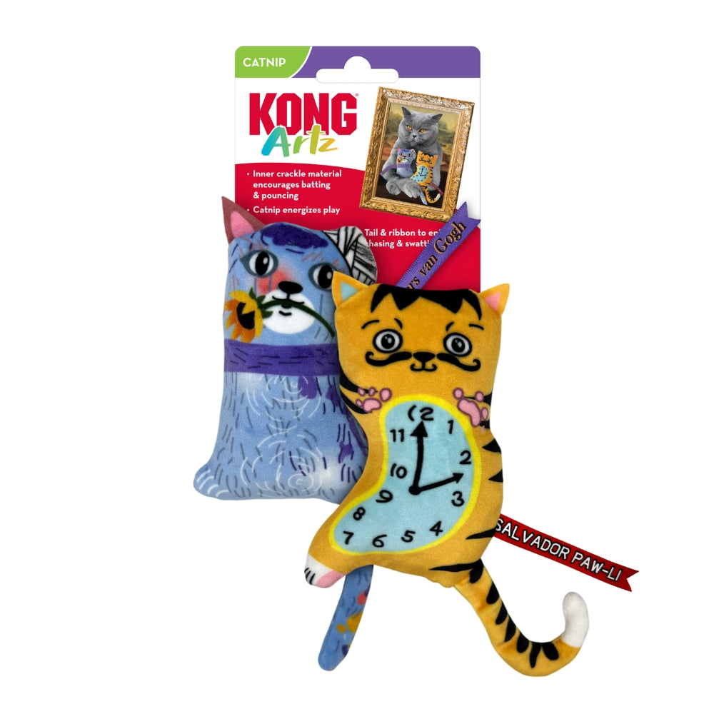 KONG Artz Dali / van Gogh 2 Pack Catnip Toys