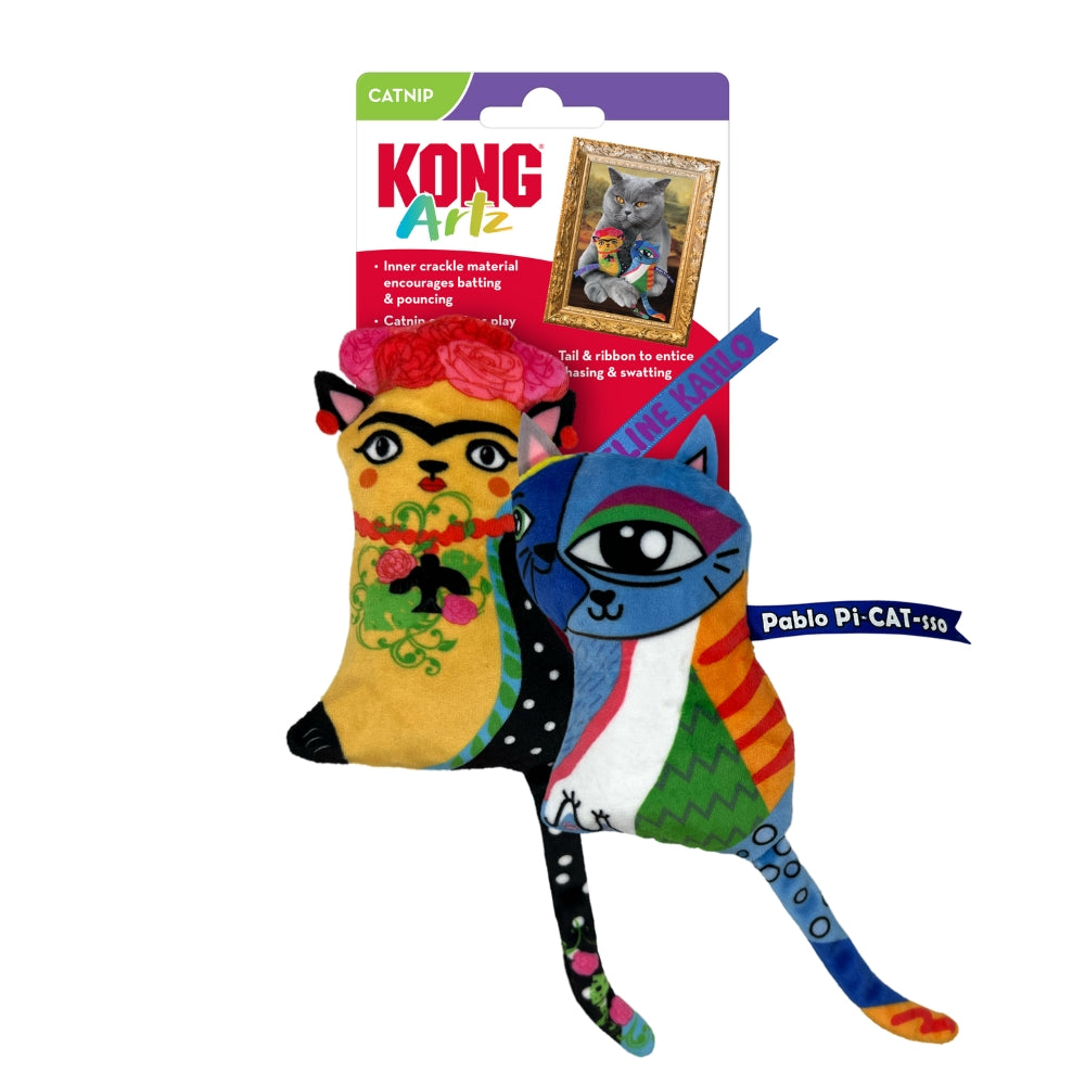 KONG Artz Kahlo / Picasso 2 Pack Catnip Toys