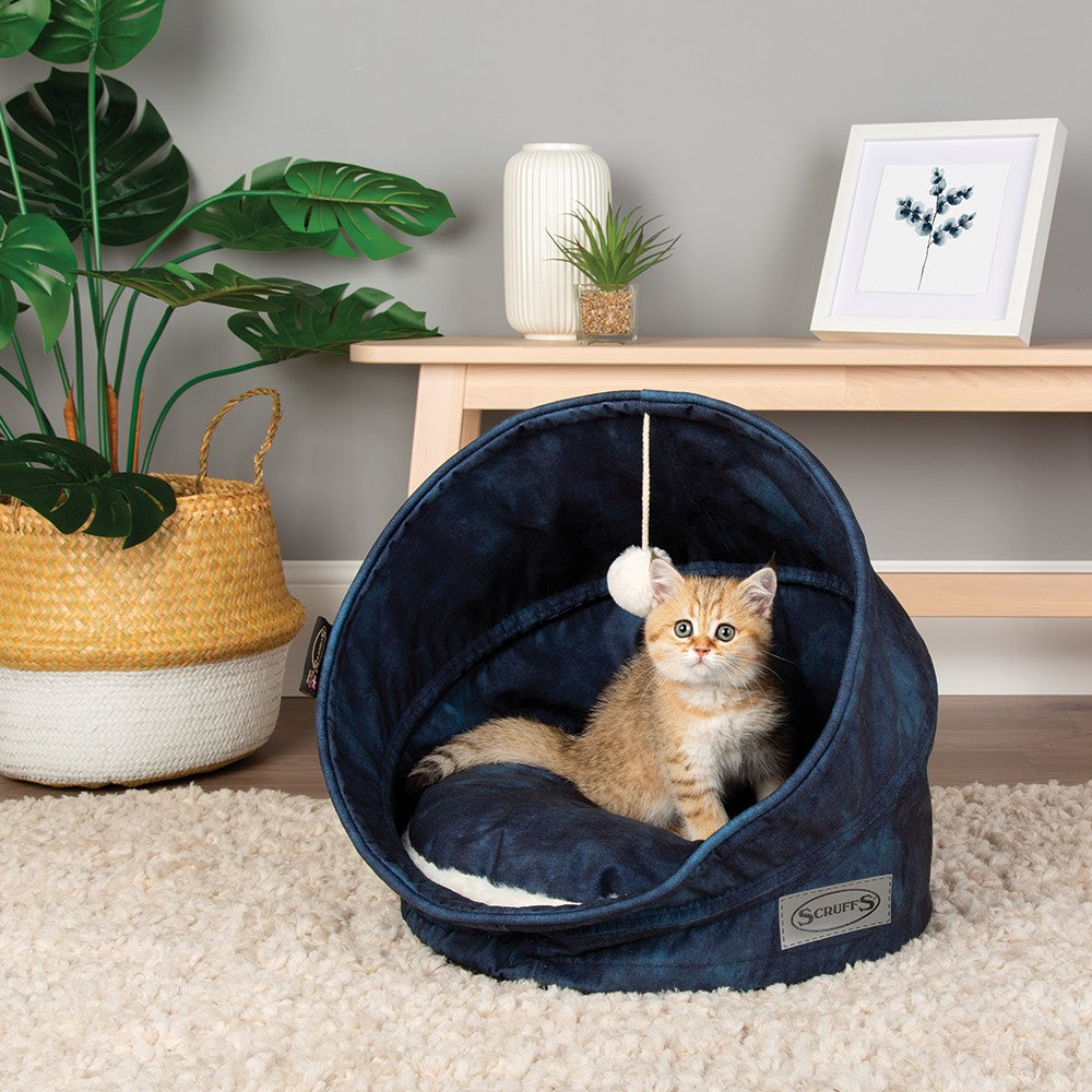 Kensington Cat Bed - Navy