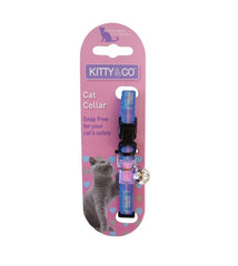 Kitty and Co Blue Tartan Cat Collar