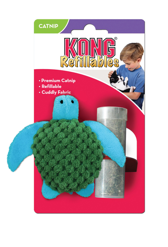 Kong Cat Refillable Catnip Turtle