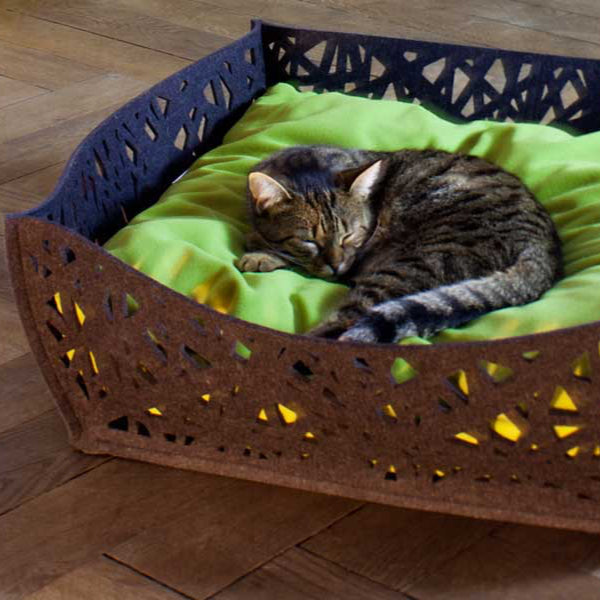 Luxury Felt Bowl Nido Cat Bed