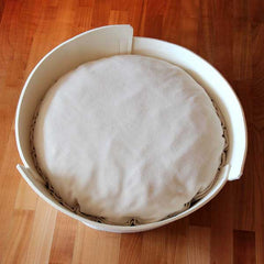 Luxury Lido Felt Cat Bed Cream Crem
