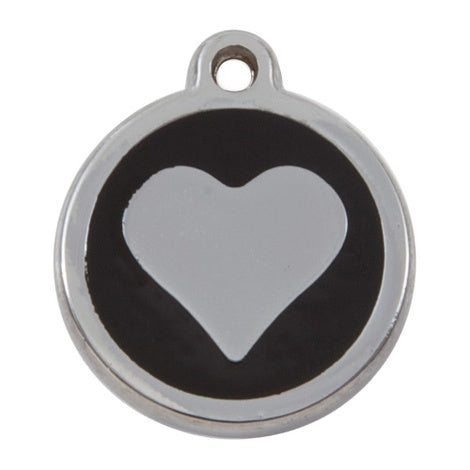 Luxury My Sweetie Black Heart Cat Pet ID Tag