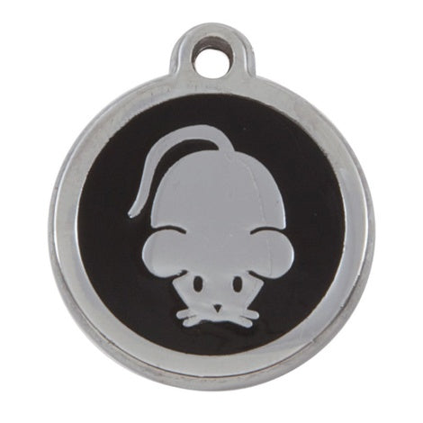 Luxury My Sweetie Black Mouse Cat Pet ID Tag
