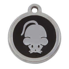 Luxury My Sweetie Black Mouse Cat Pet ID Tag