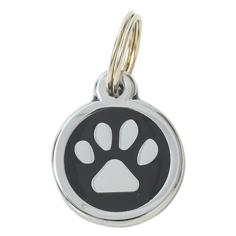 Luxury My Sweetie Black Paw Designer Cat ID Tag