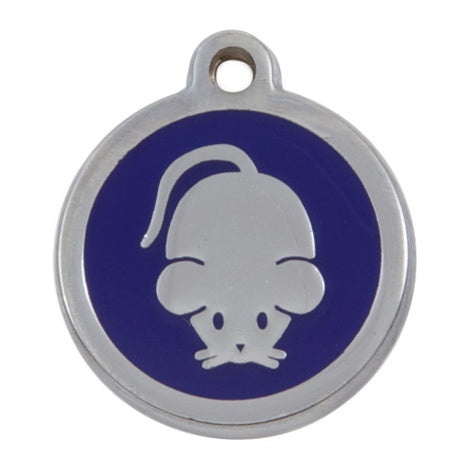 Luxury My Sweetie Blue Mouse Cat Pet ID Tag