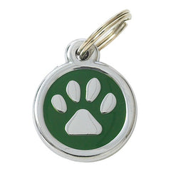 Luxury My Sweetie Green Paw Designer Cat ID Tag