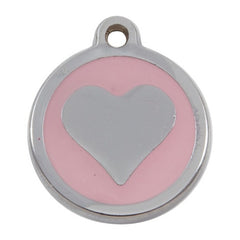 Luxury My Sweetie Light Pink Heart Cat Pet ID Tag