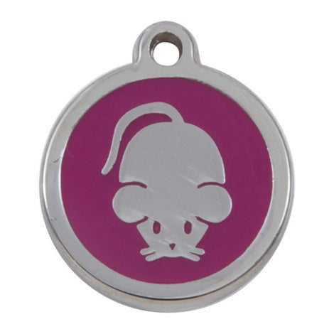 Luxury My Sweetie Pink Mouse Cat Pet ID Tag