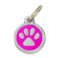 Luxury My Sweetie Pink Paw Designer Cat ID Tag