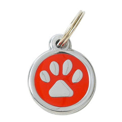 Luxury My Sweetie Red Paw Designer Cat ID Tag