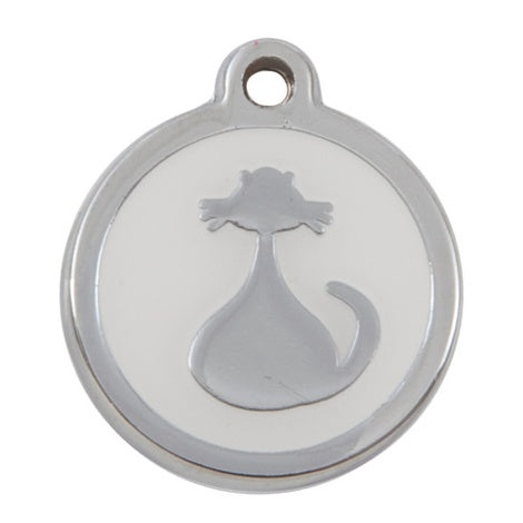 Luxury My Sweetie White Cat Pet ID Tag