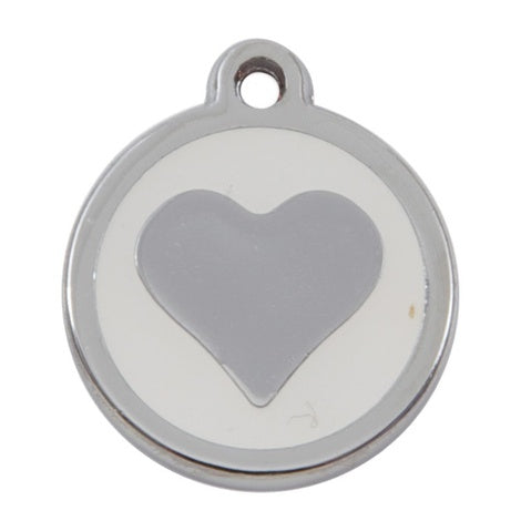 Luxury My Sweetie White Heart Cat Pet ID Tag