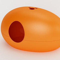 Luxury Orange Poopoopeedo Cat Litter Box 6