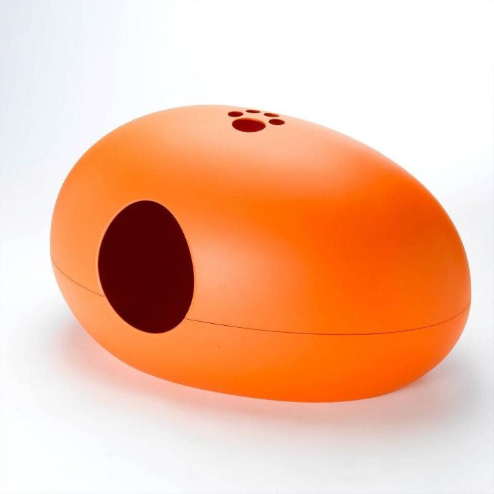 Luxury Orange Poopoopeedo Cat Litter Box 8