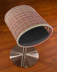 Luxury Rondo Crochet Cat Stand Graphite