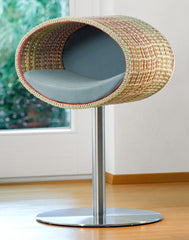 Luxury Rondo Crochet Cat Stand Light Blue