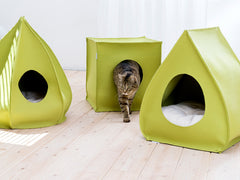 Luxury Berta Felt Cat Cave Bed