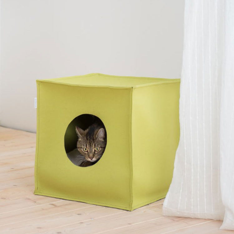 Luxury Mood Felt Cat Cave Bed