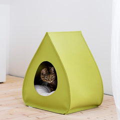 Luxury Pina Felt Cat Cave Bed