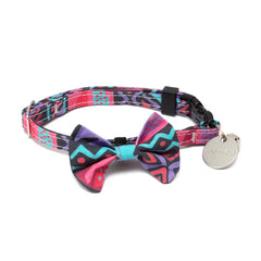 Mud Cloth Cat Bow Tie 3