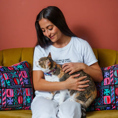 Mud Cloth Cat Bow Tie