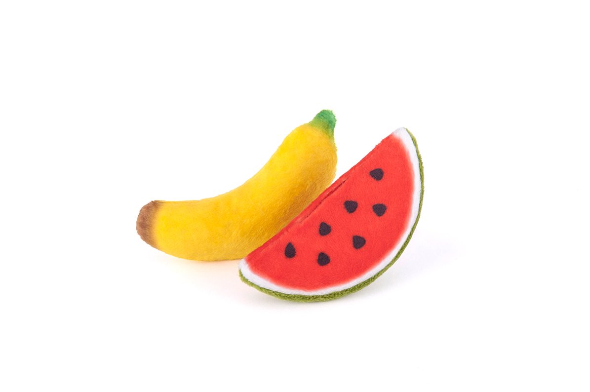 PLAY Feline Frenzy Tropical Fruits Cat Toy Set of 2